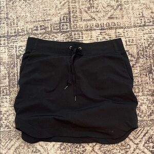 Black Drawstring Skirt